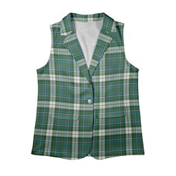 ScotsTee Shop Scottish MacInnes Dress Ancient Women's Tartan Sleeveless Blazer Suit Vest