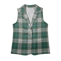 ScotsTee Shop Scottish Kelso Modern Clan Women's Tartan Sleeveless Blazer Suit Vest