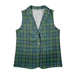 ScotsTee Shop Scottish Stephenson Hunting Ancient Women's Tartan Sleeveless Blazer Suit Vest