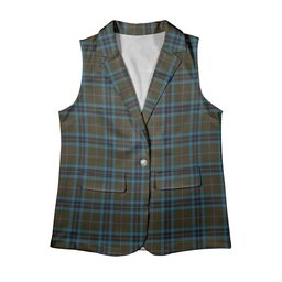 ScotsTee Shop Scottish Thompson Hunting Women's Tartan Sleeveless Blazer Suit Vest