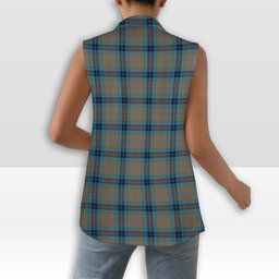 ScotsTee Shop Scottish McThomas Hunting Ancient Women's Tartan Sleeveless Blazer Suit Vest