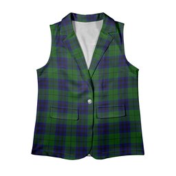 ScotsTee Shop Scottish Keith Modern Women's Tartan Sleeveless Blazer Suit Vest