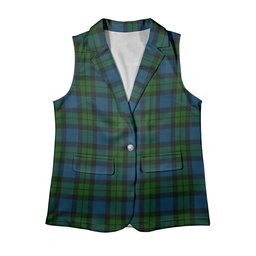 ScotsTee Shop Scottish McCoy Women's Tartan Sleeveless Blazer Suit Vest