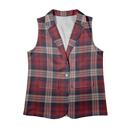 ScotsTee Shop Scottish MacDonald Dress Irish Women's Tartan Sleeveless Blazer Suit Vest