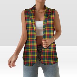 ScotsTee Shop Scottish Masterton Women's Tartan Sleeveless Blazer Suit Vest