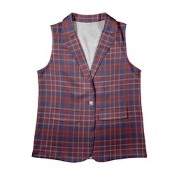 ScotsTee Shop Scottish Ruxton Hunting Women's Tartan Sleeveless Blazer Suit Vest
