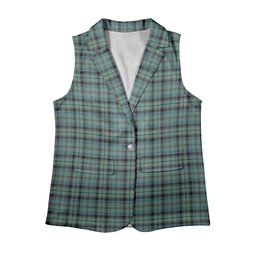 ScotsTee Shop Scottish Stevenson Ancient Women's Tartan Sleeveless Blazer Suit Vest