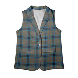 ScotsTee Shop Scottish Thomson Hunting Ancient Women's Tartan Sleeveless Blazer Suit Vest