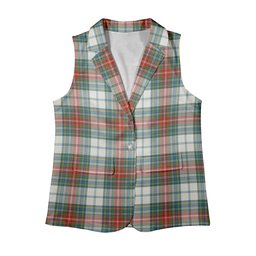 ScotsTee Shop Scottish MacBeth Dress  Ancient Women's Tartan Sleeveless Blazer Suit Vest