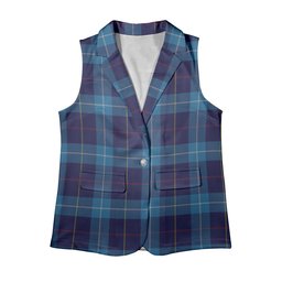 ScotsTee Shop Scottish McKerrell of Hillhouse Women's Tartan Sleeveless Blazer Suit Vest