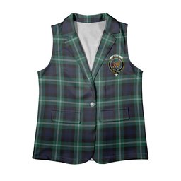 ScotsTee Shop Scottish Baillie of Polkemmet Modern Women's Tartan Sleeveless Blazer Suit Vest