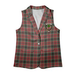 ScotsTee Shop Scottish Anderson of Arbrake SC Women's Tartan Sleeveless Blazer Suit Vest