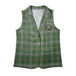 ScotsTee Shop Scottish Balfour Hunting Ancient Women's Tartan Sleeveless Blazer Suit Vest