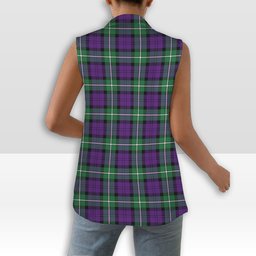 ScotsTee Shop Scottish Baillie Highland Society Ancient Women's Tartan Sleeveless Blazer Suit Vest