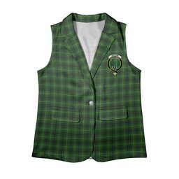 ScotsTee Shop Scottish Arthur Women's Tartan Sleeveless Blazer Suit Vest