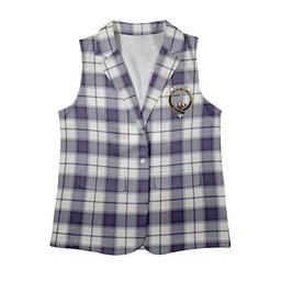 ScotsTee Shop Scottish Alexander of Menstry Dress Modern Women's Tartan Sleeveless Blazer Suit Vest