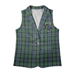 ScotsTee Shop Scottish Arbuthnott - TD Women's Tartan Sleeveless Blazer Suit Vest