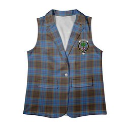ScotsTee Shop Scottish Anderson Coulson Bonner 2 Women's Tartan Sleeveless Blazer Suit Vest