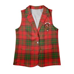 ScotsTee Shop Scottish Adair Women's Tartan Sleeveless Blazer Suit Vest