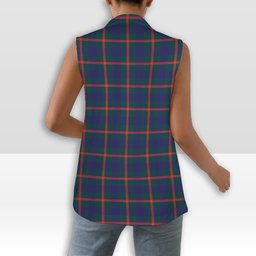 ScotsTee Shop Scottish Agnew Modern Women's Tartan Sleeveless Blazer Suit Vest