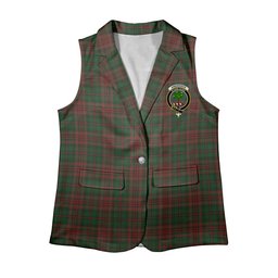 ScotsTee Shop Scottish Anderson Coulson Bonner 1 Women's Tartan Sleeveless Blazer Suit Vest