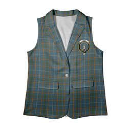 ScotsTee Shop Scottish Bain SC Women's Tartan Sleeveless Blazer Suit Vest