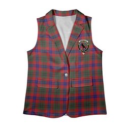 ScotsTee Shop Scottish Abernethy Colerain, USA Women's Tartan Sleeveless Blazer Suit Vest