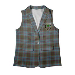 ScotsTee Shop Scottish Anderson Women's Tartan Sleeveless Blazer Suit Vest
