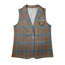ScotsTee Shop Scottish Balfour Ancient Women's Tartan Sleeveless Blazer Suit Vest