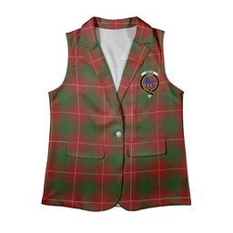 ScotsTee Shop Scottish Bruce Vestiarium Women's Tartan Sleeveless Blazer Suit Vest