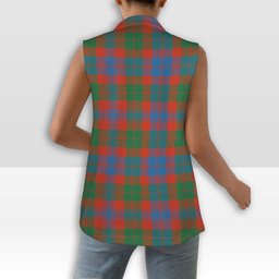 ScotsTee Shop Scottish Black Watch Pipe Band Ancient Women's Tartan Sleeveless Blazer Suit Vest