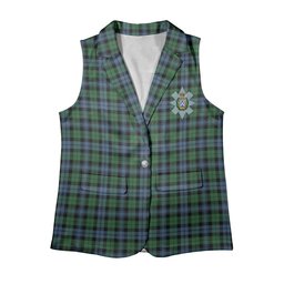 ScotsTee Shop Scottish Black Watch #3 Ancient Women's Tartan Sleeveless Blazer Suit Vest