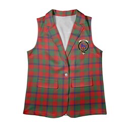 ScotsTee Shop Scottish Bruce Old Modern Women's Tartan Sleeveless Blazer Suit Vest