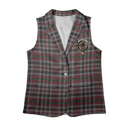 ScotsTee Shop Scottish Borthwick Women's Tartan Sleeveless Blazer Suit Vest