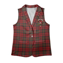 ScotsTee Shop Scottish Brodie Women's Tartan Sleeveless Blazer Suit Vest
