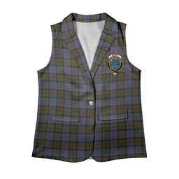 ScotsTee Shop Scottish Bowie Women's Tartan Sleeveless Blazer Suit Vest