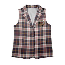 ScotsTee Shop Scottish Cameron of Erracht Dress Modern Women's Tartan Sleeveless Blazer Suit Vest