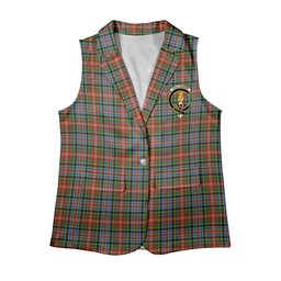 ScotsTee Shop Scottish Caledonia Ancient Women's Tartan Sleeveless Blazer Suit Vest