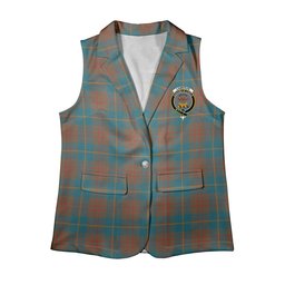 ScotsTee Shop Scottish Cameron Hunting Ancient Women's Tartan Sleeveless Blazer Suit Vest