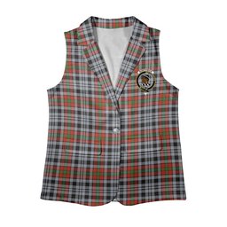 ScotsTee Shop Scottish Borthwick Dress Ancient Women's Tartan Sleeveless Blazer Suit Vest