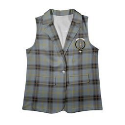 ScotsTee Shop Scottish Bell of the Borders Women's Tartan Sleeveless Blazer Suit Vest