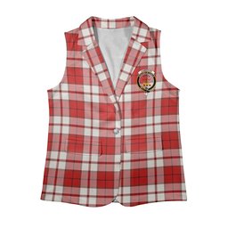 ScotsTee Shop Scottish Cameron Hose Modern Women's Tartan Sleeveless Blazer Suit Vest