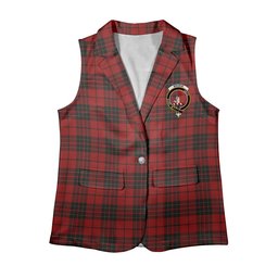 ScotsTee Shop Scottish Brodie Clan Women's Tartan Sleeveless Blazer Suit Vest