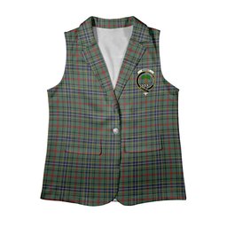 ScotsTee Shop Scottish Bisset Women's Tartan Sleeveless Blazer Suit Vest