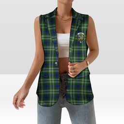 ScotsTee Shop Scottish Blyth Women's Tartan Sleeveless Blazer Suit Vest