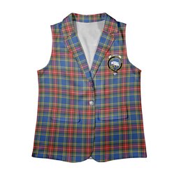 ScotsTee Shop Scottish Bethune Women's Tartan Sleeveless Blazer Suit Vest
