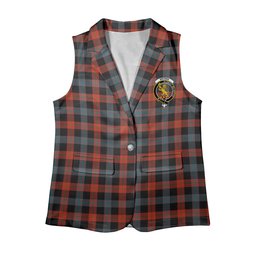 ScotsTee Shop Scottish Brown Ancient Women's Tartan Sleeveless Blazer Suit Vest