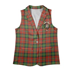 ScotsTee Shop Scottish Boyd Ancient Women's Tartan Sleeveless Blazer Suit Vest