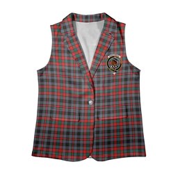 ScotsTee Shop Scottish Borthwick Modern Women's Tartan Sleeveless Blazer Suit Vest