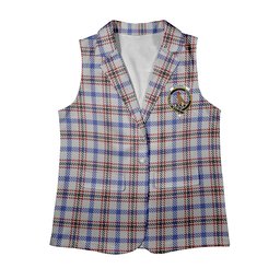 ScotsTee Shop Scottish Boswell Women's Tartan Sleeveless Blazer Suit Vest